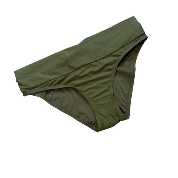 NWT, Sunsets Unforgettable Olive Bikini Bottoms, Sz L - Picture 5 of 9